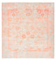 Designerski dywan - 261 x 251 cm - pomarańczowy