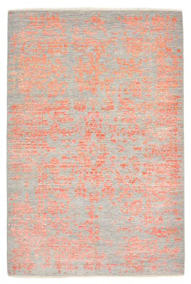 Designerski dywan - 182 x 126 cm - pomarańczowy