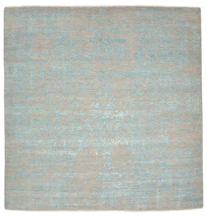 Designerski dywan kwadratowy  - 249 x 249 cm - jasnoniebieski