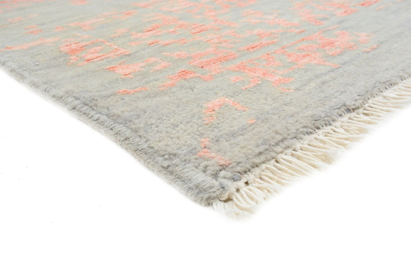 Designerski dywan kwadratowy  - 257 x 249 cm - pomarańczowy