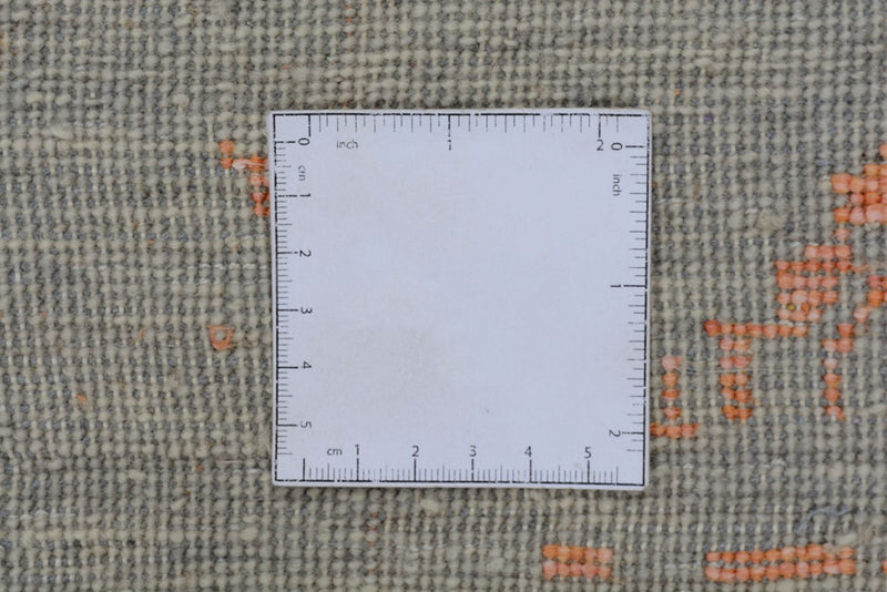 Designerski dywan kwadratowy  - 257 x 249 cm - pomarańczowy