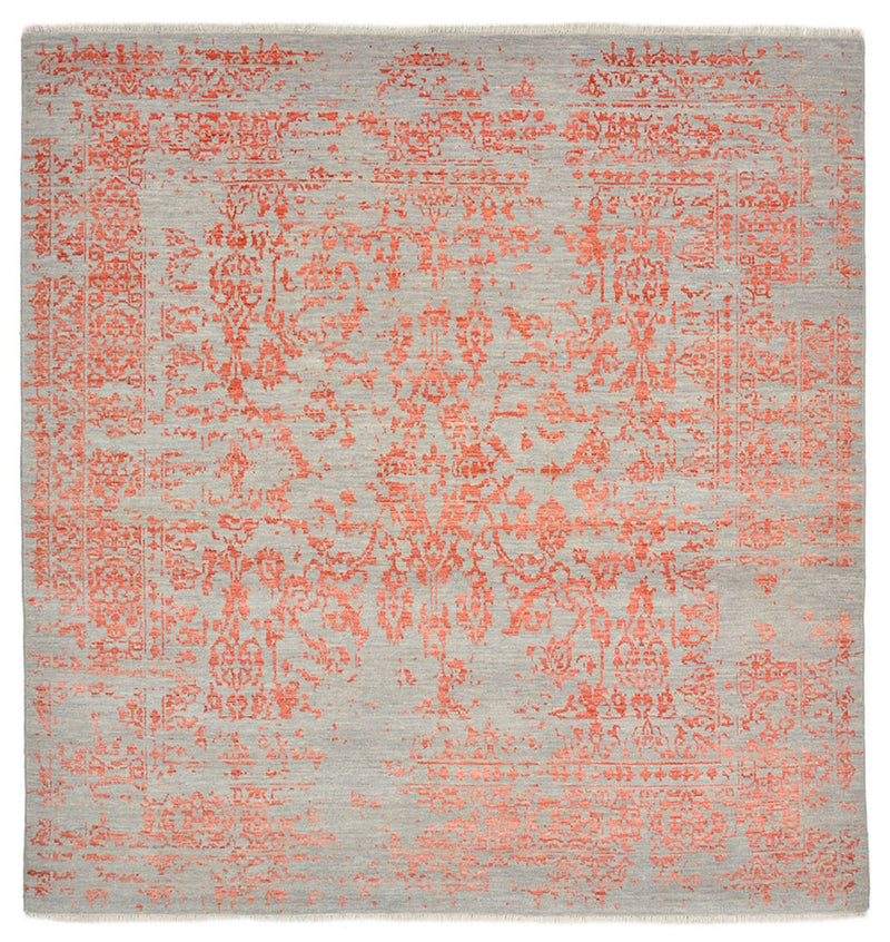 Designerski dywan - 261 x 251 cm - różowy