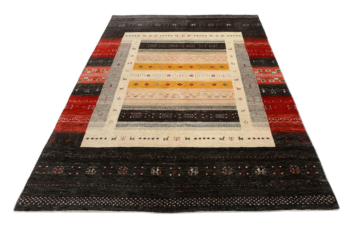 Dywan Gabbeh - Loribaft Indus - 240 x 166 cm - wielokolorowy