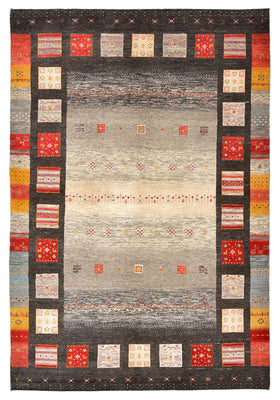 Dywan Gabbeh - Loribaft Indus - 251 x 173 cm - wielokolorowy