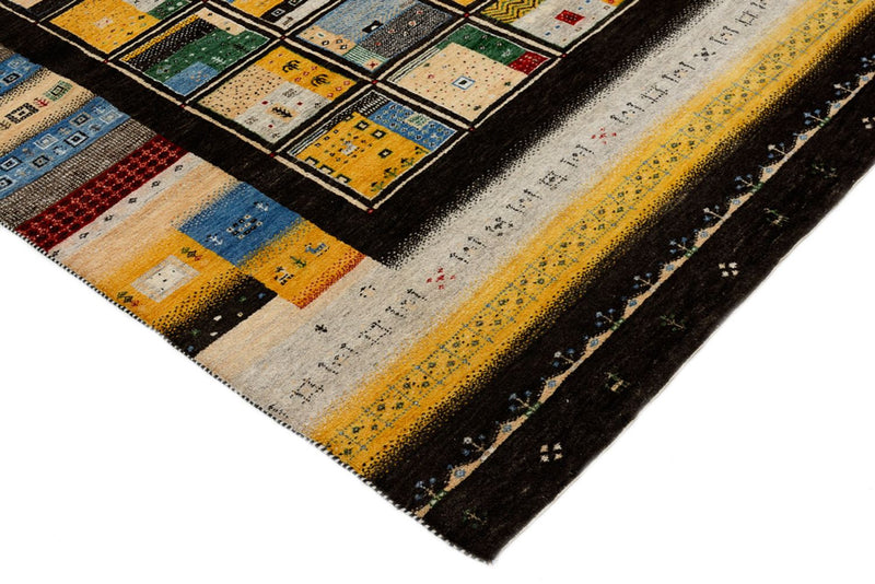 Dywan Gabbeh - Loribaft Indus - 239 x 173 cm - wielokolorowy