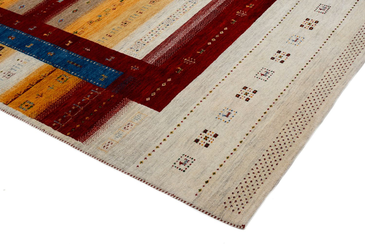 Dywan Gabbeh - Loribaft Indus - 298 x 207 cm - wielokolorowy