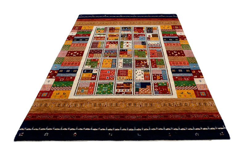 Dywan Gabbeh - Loribaft Indus - 245 x 170 cm - wielokolorowy