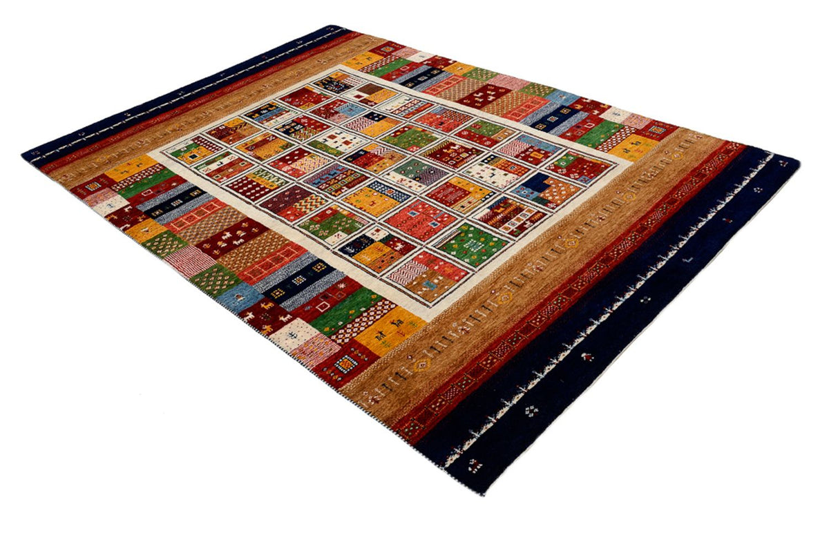 Dywan Gabbeh - Loribaft Indus - 245 x 170 cm - wielokolorowy