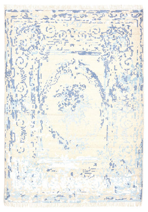 Designerski dywan - 243 x 176 cm - kremowy