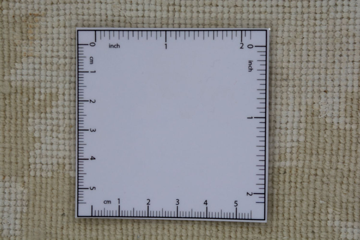 Dywan orientalny kwadratowy  - 206 x 205 cm - jasny beż