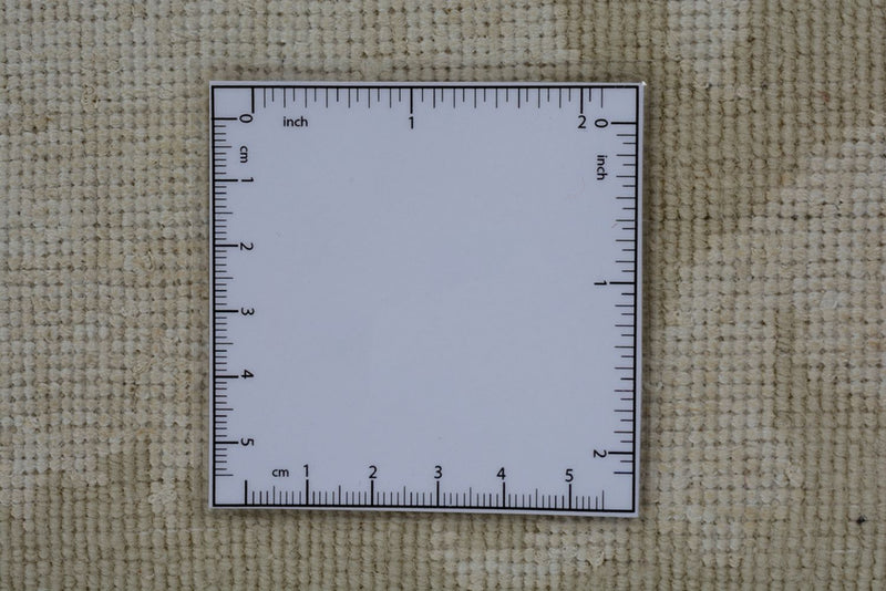 Dywan orientalny kwadratowy  - 204 x 202 cm - jasny beż