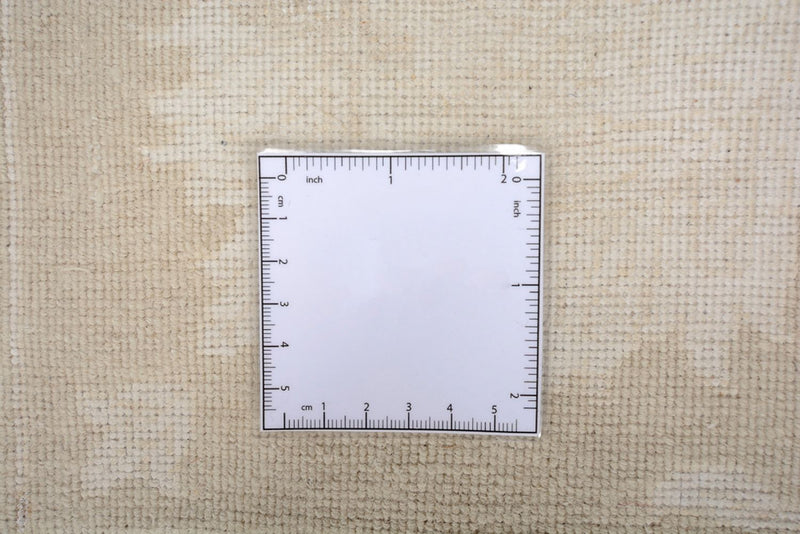 Dywan orientalny kwadratowy  - 309 x 301 cm - jasny beż