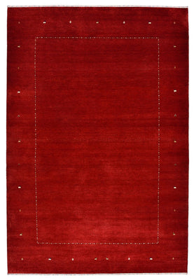 Dywan Gabbeh - Loribaft Indus - 305 x 208 cm - czerwony