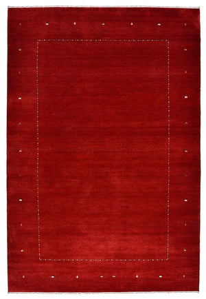 Dywan Gabbeh - Loribaft Indus - 305 x 208 cm - czerwony