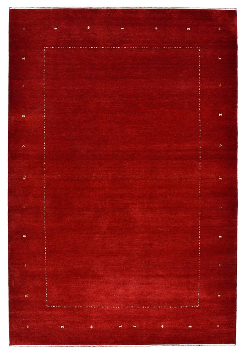 Dywan Gabbeh - Loribaft Indus - 305 x 208 cm - czerwony