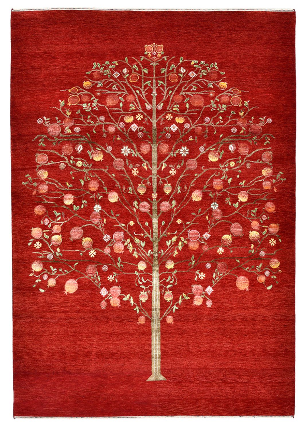 Dywan Gabbeh - Loribaft Indus - 245 x 173 cm - czerwony
