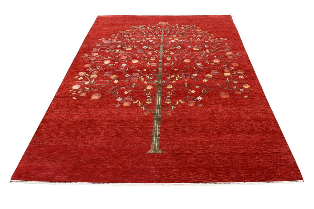 Dywan Gabbeh - Loribaft Indus - 245 x 173 cm - czerwony