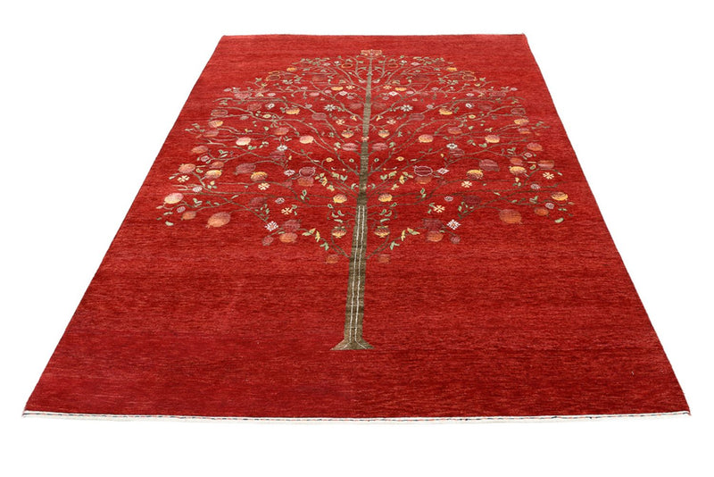 Dywan Gabbeh - Loribaft Indus - 245 x 173 cm - czerwony