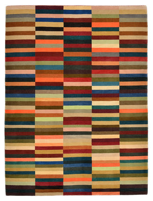 Designerski dywan - 201 x 153 cm - wielokolorowy