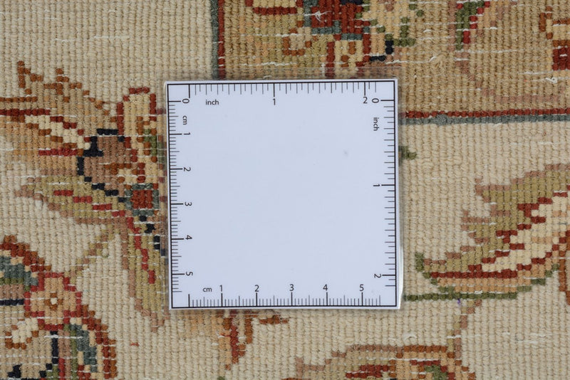 Dywan orientalny - Tabriz - 305 x 217 cm - jasny beż