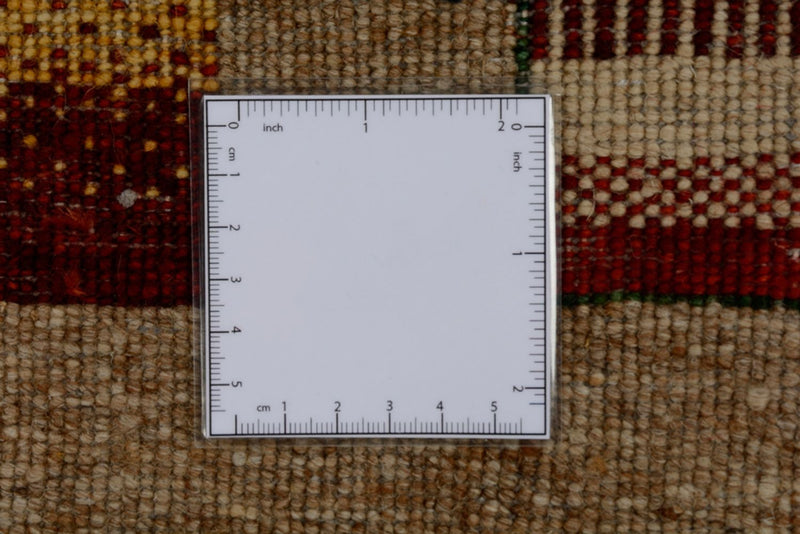 Dywan Gabbeh - Loribaft Indus kwadratowy  - 203 x 201 cm - wielokolorowy