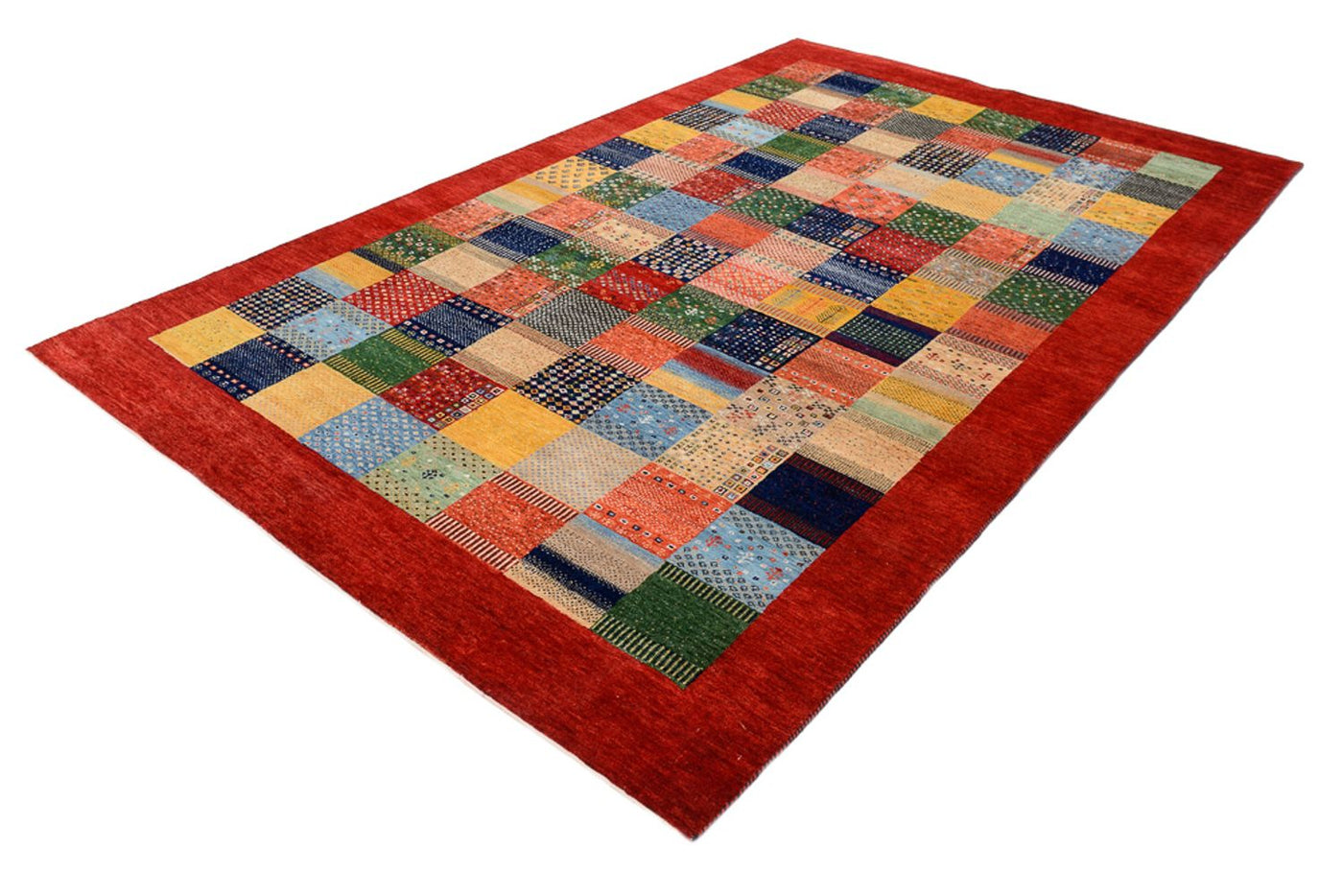 Dywan Gabbeh - Loribaft Indus - 302 x 200 cm - wielokolorowy