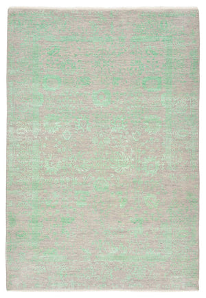 Designerski dywan - 244 x 171 cm - jasnozielony