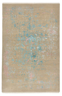 Designerski dywan - 277 x 183 cm - piaskowy