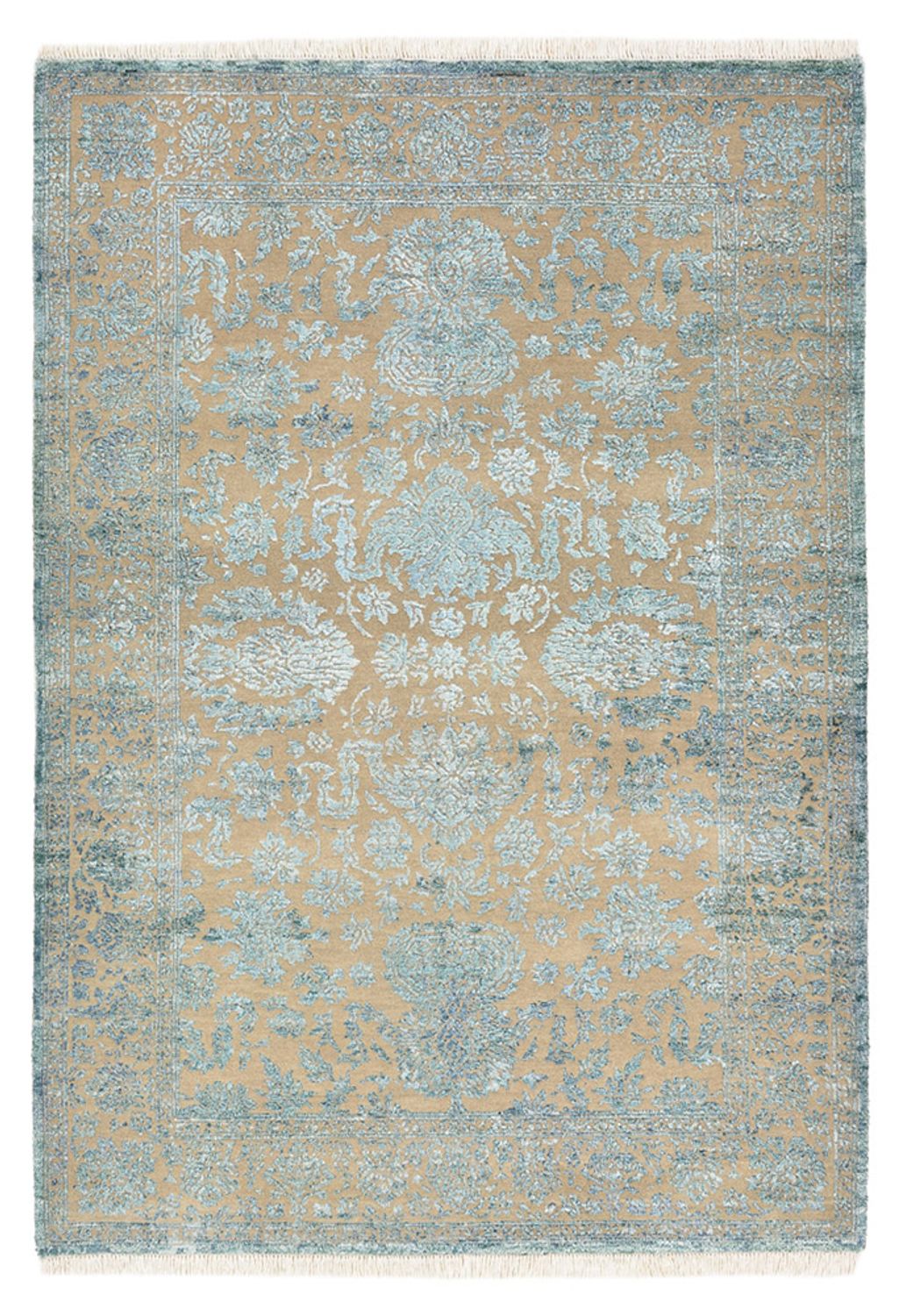 Designerski dywan - 175 x 123 cm - jasnoniebieski