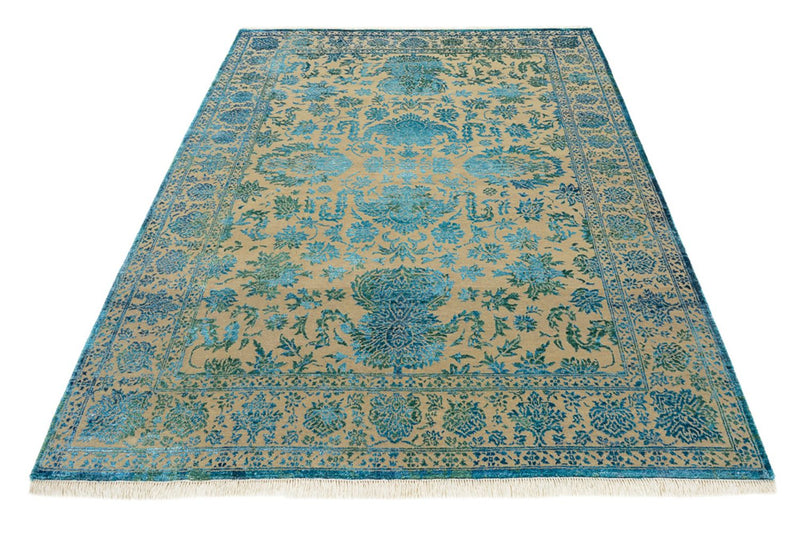 Designerski dywan - 175 x 123 cm - jasnoniebieski