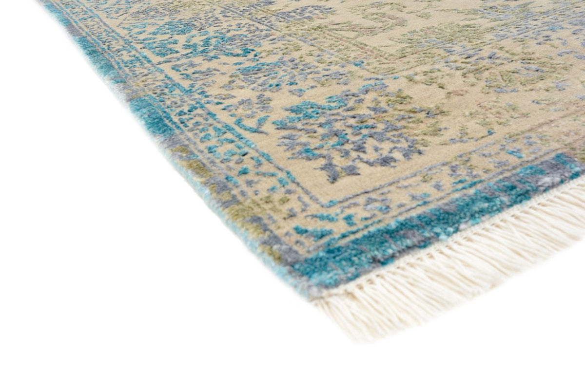 Designerski dywan - 186 x 129 cm - jasny beż