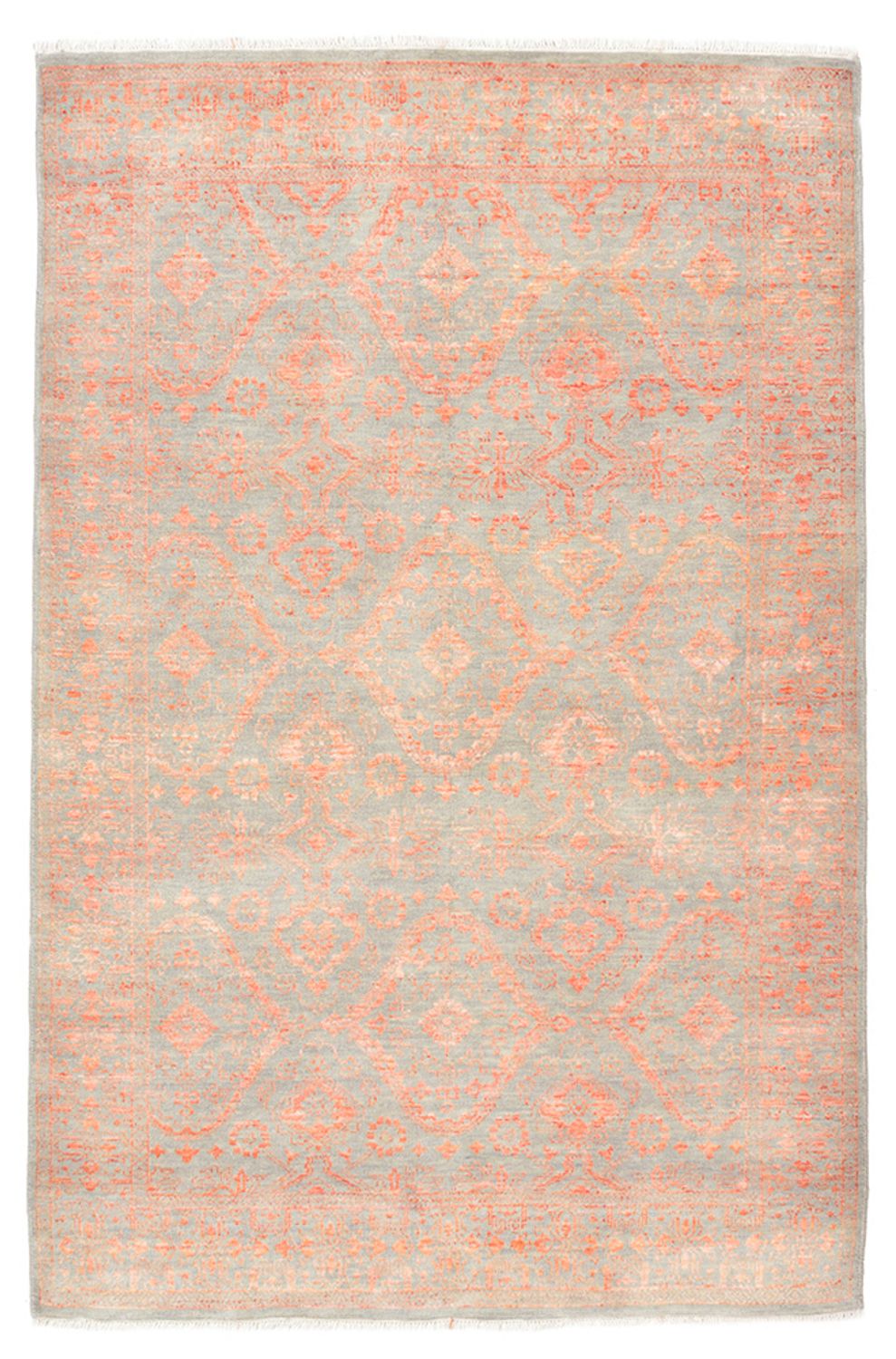 Designerski dywan - 185 x 124 cm - szary