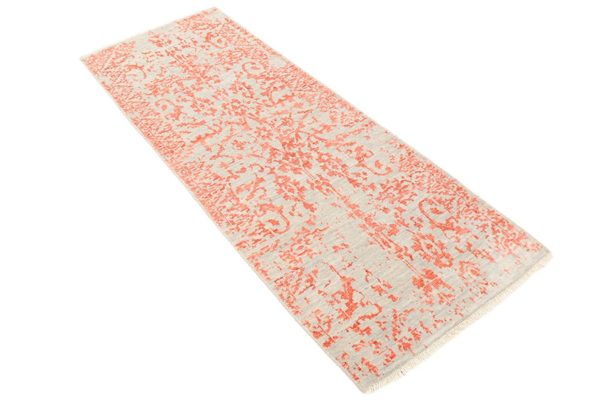 Biegacz Designerski dywan - 197 x 71 cm - szary