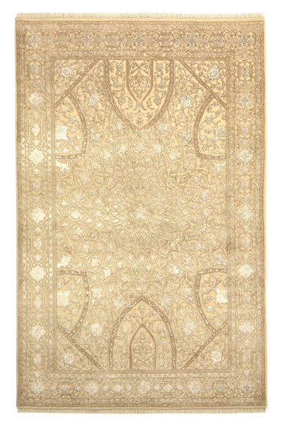 Dywan orientalny 121x185cm - ciemny beż