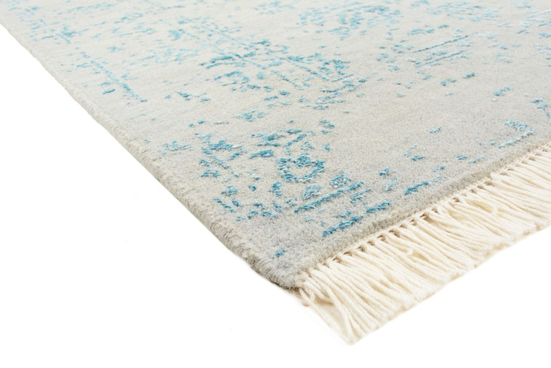 Designerski dywan - 151 x 105 cm - jasnoszary