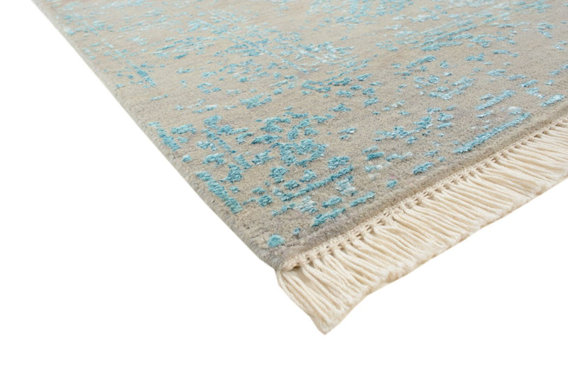 Designerski dywan - 151 x 102 cm - szary