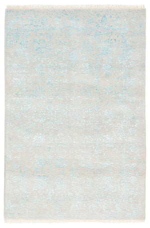 Designerski dywan - 181 x 122 cm - jasnoszary