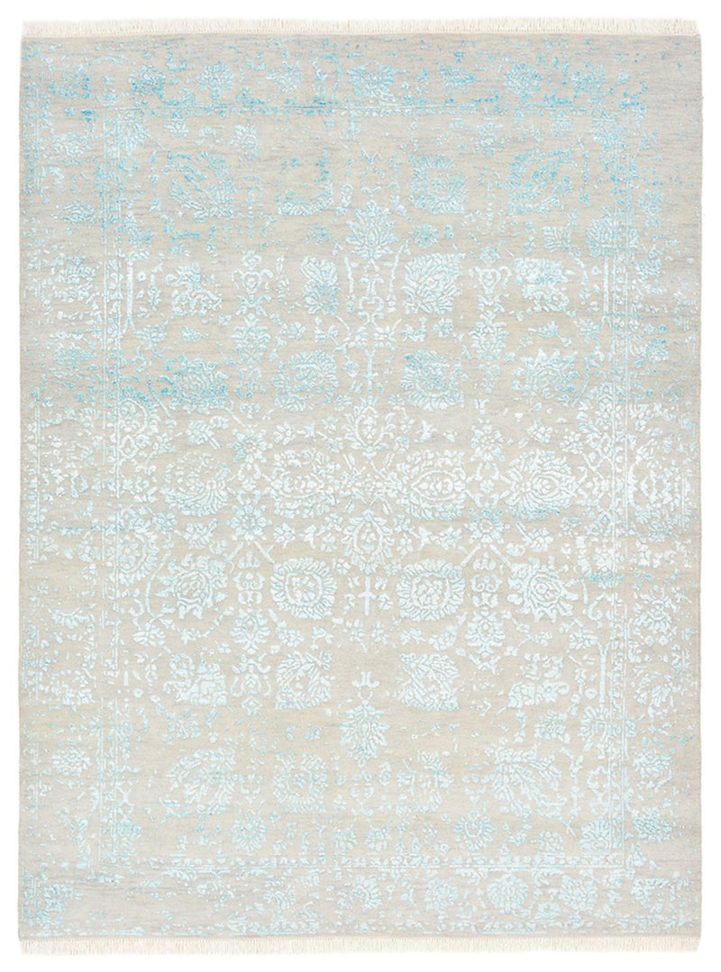 Designerski dywan - 194 x 149 cm - jasnoszary