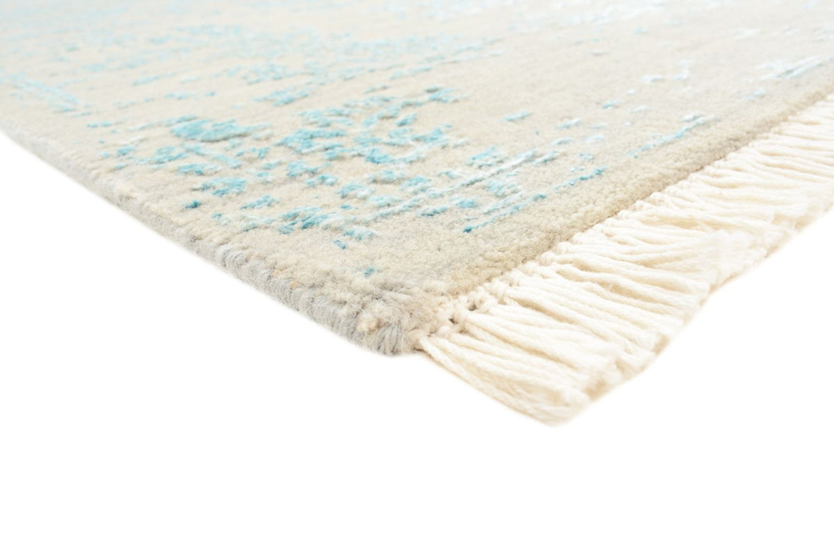 Designerski dywan - 177 x 124 cm - jasnoszary