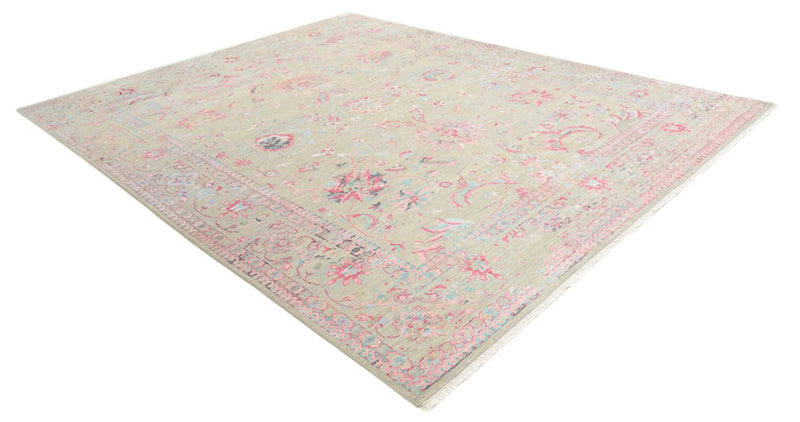 Designerski dywan - 349 x 276 cm - piaskowy