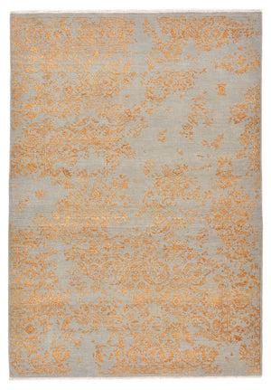 Designerski dywan - 181 x 129 cm - szary