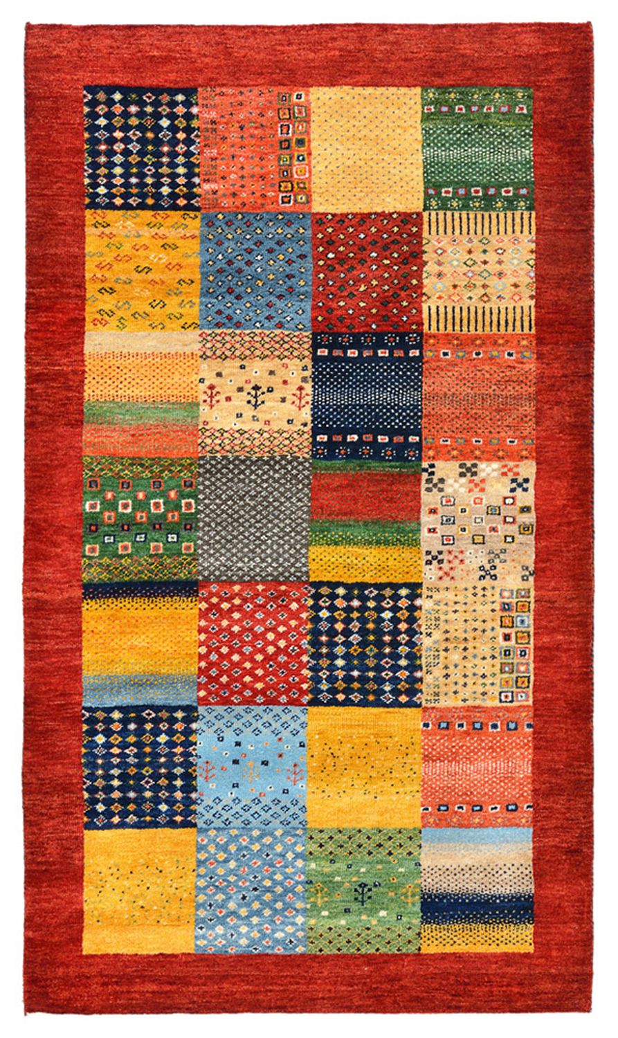 Dywan Gabbeh - Loribaft Indus - 163 x 96 cm - wielokolorowy