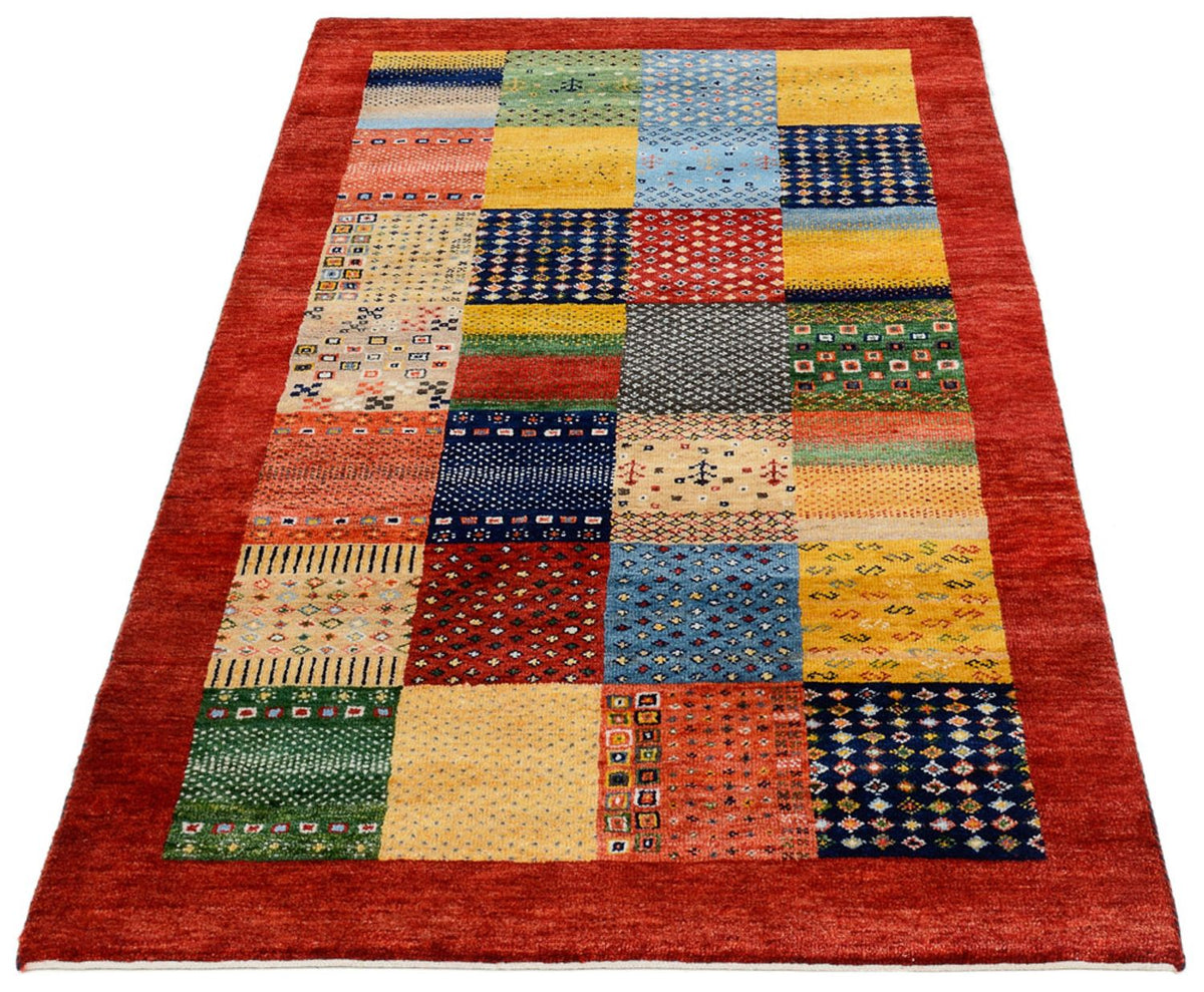Dywan Gabbeh - Loribaft Indus - 163 x 96 cm - wielokolorowy