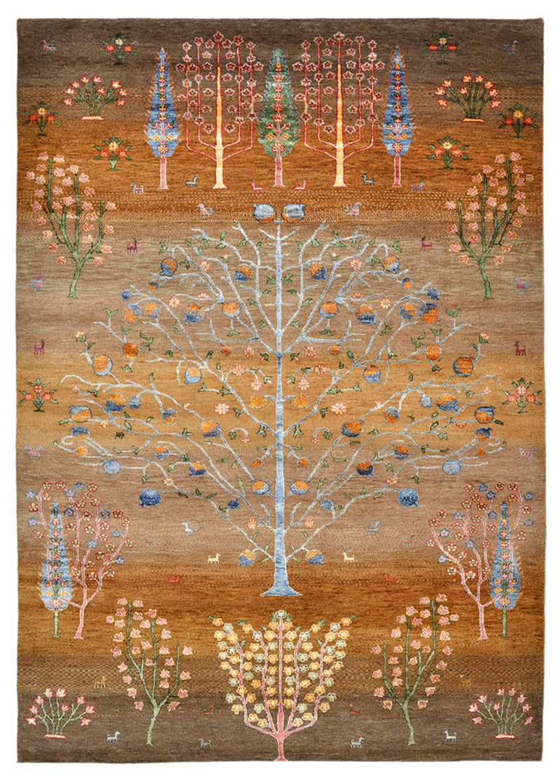 Dywan Gabbeh - Loribaft Indus - 244 x 174 cm - wielokolorowy