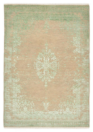 Designerski dywan - 239 x 171 cm - ciemny beż