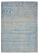 Designerski dywan - 240 x 173 cm - morski błękit