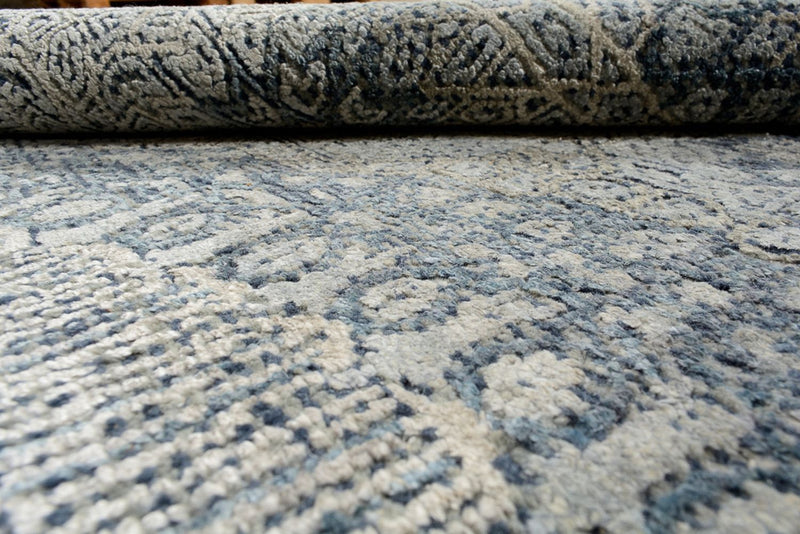 Designerski dywan - 301 x 243 cm - szary