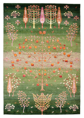 Dywan Gabbeh - Loribaft Indus - 246 x 171 cm - wielokolorowy