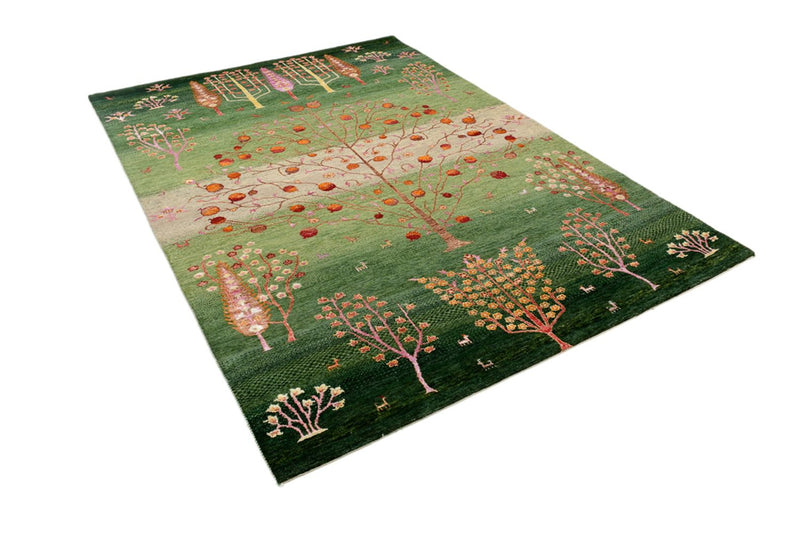 Dywan Gabbeh - Loribaft Indus - 246 x 171 cm - wielokolorowy