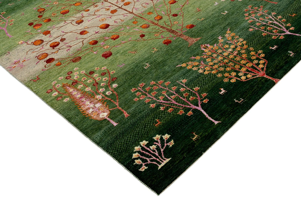 Dywan Gabbeh - Loribaft Indus - 246 x 171 cm - wielokolorowy